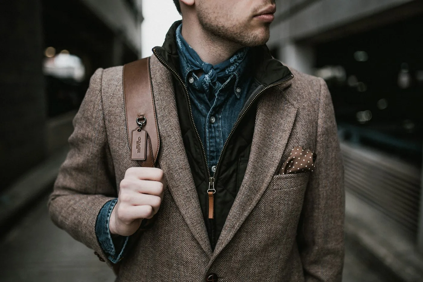 Camel trench coat