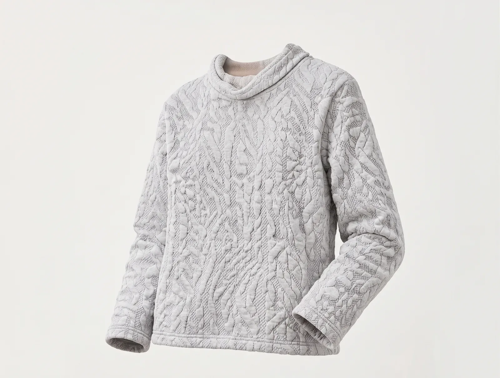 Grey knit sweater