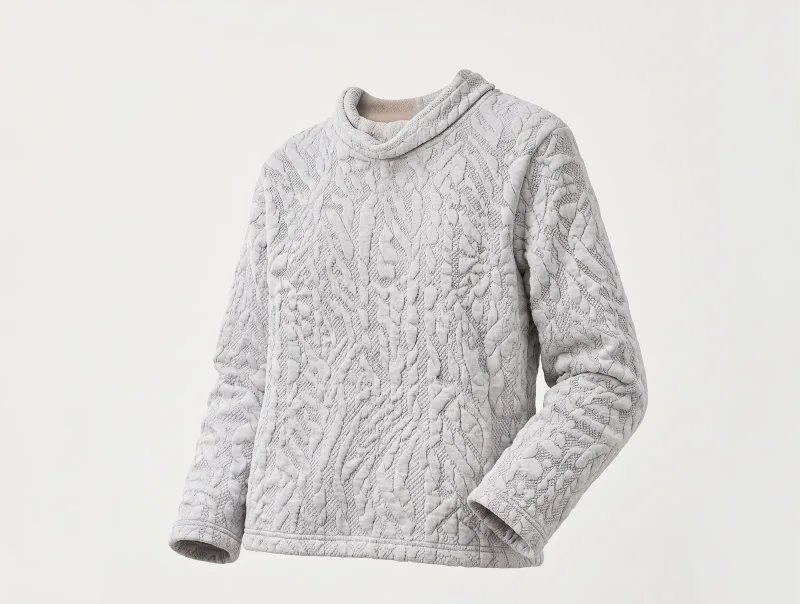 Grey knit sweater