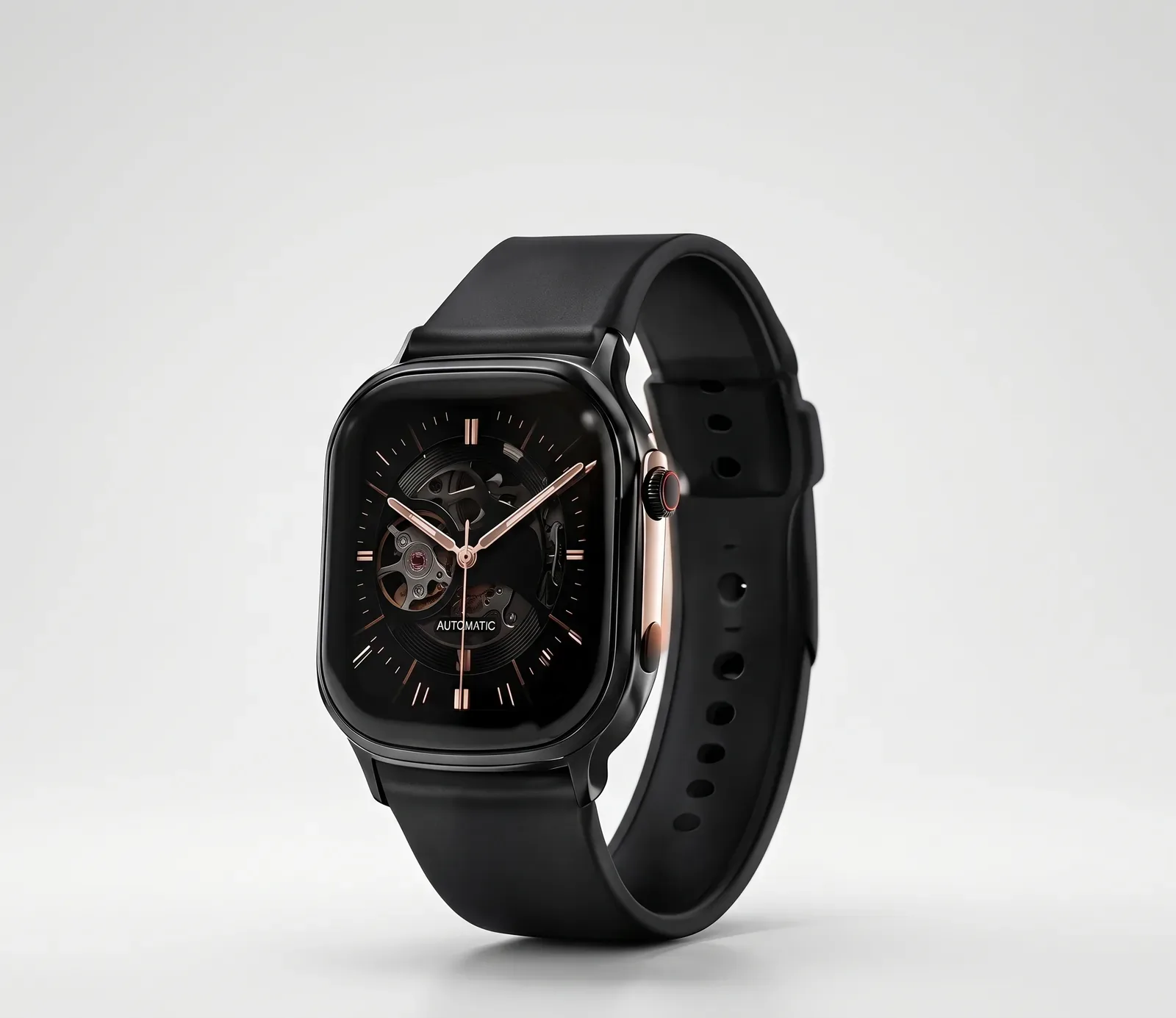 Black smart watch