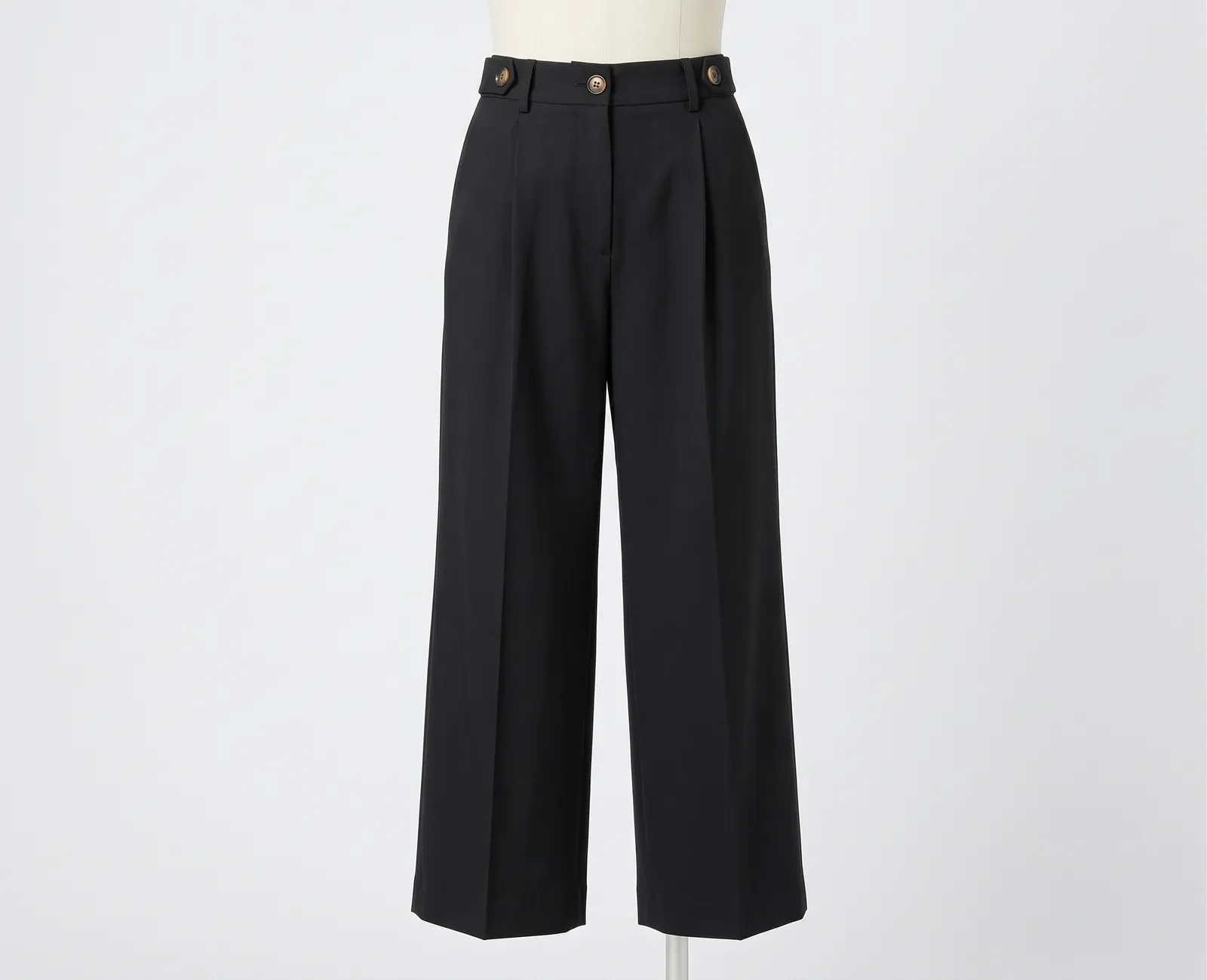 Black wide leg pants